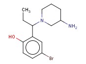 2-[1-(3-AMINOPIPERIDIN-1-YL)PROPYL]-4-<span class='lighter'>BROMOPHENOL</span>