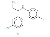 N-[1-(3,4-DICHLOROPHENYL)PROPYL]-<span class='lighter'>4-IODOANILINE</span>