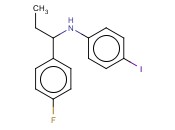 N-[1-(4-FLUOROPHENYL)PROPYL]-<span class='lighter'>4-IODOANILINE</span>
