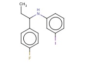 N-[1-(4-FLUOROPHENYL)PROPYL]-<span class='lighter'>3-IODOANILINE</span>