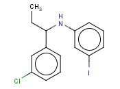 N-[1-(3-CHLOROPHENYL)PROPYL]-<span class='lighter'>3-IODOANILINE</span>