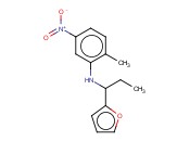 N-[1-(FURAN-2-YL)PROPYL]-<span class='lighter'>2-METHYL-5-NITROANILINE</span>