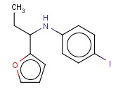 N-[1-(FURAN-2-YL)PROPYL]-<span class='lighter'>4-IODOANILINE</span>