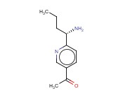6-((1S)-1-AMINOBUTYL)-<span class='lighter'>3-ACETYLPYRIDINE</span>