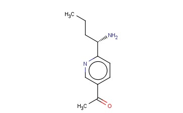 6-((1S)-1-AMINOBUTYL)-<span class='lighter'>3-ACETYLPYRIDINE</span>