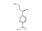 6-((1R)-1-AMINOBUTYL)-<span class='lighter'>3-ACETYLPYRIDINE</span>
