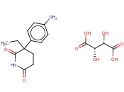 R-(+)-P-AMINOGLUTETHIMIDE (+)-<span class='lighter'>TARTRATE</span> SALT