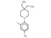 4-(4,4-DIETHYLPIPERIDIN-1-YL)-<span class='lighter'>3-IODOANILINE</span>
