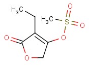 <span class='lighter'>4-ETHYL-5-OXO-2,5-DIHYDROFURAN-3-YL</span> <span class='lighter'>METHANESULFONATE</span>