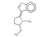 3H-吲哚,3-(5-乙基-1-甲基-2-<span class='lighter'>吡咯烷</span>亚基)-