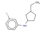 N-(3-ETHYLCYCLOPENTYL)-<span class='lighter'>3-IODOANILINE</span>