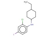2-CHLORO-N-(4-ETHYLCYCLOHEXYL)-<span class='lighter'>4-IODOANILINE</span>