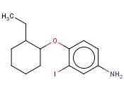 4-[(2-ETHYLCYCLOHEXYL)OXY]-<span class='lighter'>3-IODOANILINE</span>