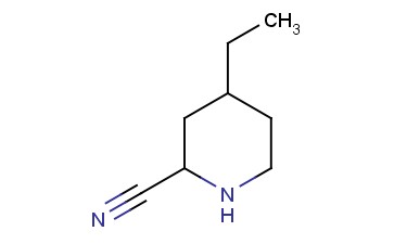 <span class='lighter'>2-PIPERIDINECARBONITRILE</span>, <span class='lighter'>4-ETHYL-</span>