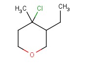 <span class='lighter'>4-CHLORO-2-ETHYLTETRAHYDRO-4-METHYL-2H-PYRAN</span>