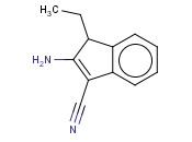 2-AMINO-1-ETHYL-1H-<span class='lighter'>INDENE</span>-3-CARBONITRILE