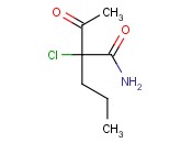 2-<span class='lighter'>ACETYL</span>-2-CHLOROPENTANAMIDE