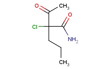2-<span class='lighter'>ACETYL</span>-2-CHLOROPENTANAMIDE