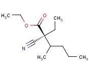 2-<span class='lighter'>氰</span><span class='lighter'>基</span>-2-乙基-3-甲基-己酸乙酯