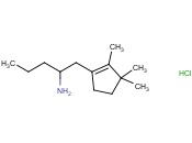 1-<span class='lighter'>环</span>戊烯-1-乙胺, α-<span class='lighter'>丙基</span>-2,3,3-三甲基-,氢氯负离子