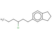 5-(3-CHLOROHEXYL)-2,3-DIHYDRO-1H-<span class='lighter'>INDENE</span>