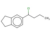 5-(1-CHLOROBUTYL)-2,3-DIHYDRO-1H-<span class='lighter'>INDENE</span>