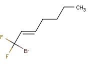 <span class='lighter'>1-BROMO-1,1-DIFLUORO-2-HEPTENE</span>