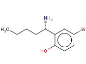 2-((1S)-1-AMINOPENTYL)-4-<span class='lighter'>BROMOPHENOL</span>