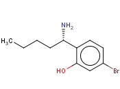 2-((1S)-1-AMINOPENTYL)-5-<span class='lighter'>BROMOPHENOL</span>