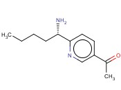 6-((1S)-1-AMINOPENTYL)-<span class='lighter'>3-ACETYLPYRIDINE</span>