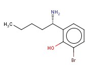 2-((1S)-1-AMINOPENTYL)-6-<span class='lighter'>BROMOPHENOL</span>