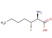 HEPTANOIC ACID, 2-AMINO-3-FLUORO-, [<span class='lighter'>R-</span>(R*,S*)]-