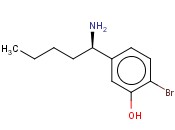 5-((1R)-1-AMINOPENTYL)-2-<span class='lighter'>BROMOPHENOL</span>