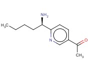 6-((1R)-1-AMINOPENTYL)-<span class='lighter'>3-ACETYLPYRIDINE</span>