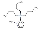 N -甲基- 2 -(三正丁基锡)-的1H -吡咯