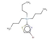 四溴- 2 -(三<span class='lighter'>正</span><span class='lighter'>丁基</span>锡)噻唑