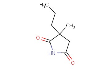 α-甲基-α-丙基<span class='lighter'>琥珀</span><span class='lighter'>酰</span>亚胺