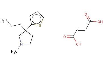 1-METHYL-3-PROPYL-3-(2-THIENYL)PYRROLIDINE (E)-2-BUTENEDIOATE
