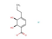 (2R,3S)-1-羧基-4-<span class='lighter'>丙基</span>-2,3-二羟基-<span class='lighter'>环己基</span>-4,6-二烯钾盐