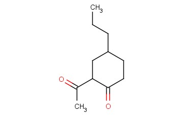 2-<span class='lighter'>ACETYL</span>-4-PROPYLCYCLOHEXAN-1-ONE