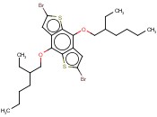 2,6-二溴-4,8-双[(2-乙基<span class='lighter'>己</span><span class='lighter'>基</span>)氧基]苯并[1,2-b:4,5-b']二<span class='lighter'>噻吩</span>