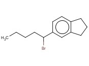 5-(1-BROMOPENTYL)-2,3-DIHYDRO-1H-<span class='lighter'>INDENE</span>