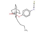 4-环戊二<span class='lighter'>基</span>[2.2.2]辛烷-1-羧酸4-异硫<span class='lighter'>氰</span><span class='lighter'>基</span>苯酯