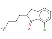 7-CHLORO-2-BUTYL-1-<span class='lighter'>INDANONE</span>