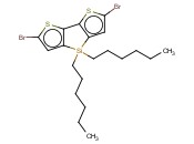2,6-二溴-4,4-二<span class='lighter'>己</span><span class='lighter'>基</span>-4H-硅杂环戊二烯并[3,2-b:4,5-b']二<span class='lighter'>噻吩</span>