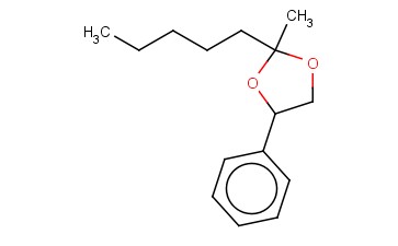 <span class='lighter'>2-METHYL-2-PENTYL-4-PHENYL-1,3-DIOXOLANE</span>