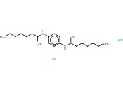 N,N'-BIS(1-METHYLHEPTYL)-1,4-<span class='lighter'>PHENYLENEDIAMINE</span> DIHYDROCHLORIDE