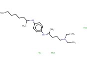 N-(4-(DIETHYLAMINO)-1-METHYLBUTYL)-N'-(1-METHYLHEPTYL)-1,4-<span class='lighter'>PHENYLENEDIAMINE</span> 3HCL