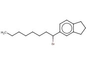 5-(1-BROMOOCTYL)-2,3-DIHYDRO-1H-<span class='lighter'>INDENE</span>