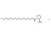 1-<span class='lighter'>棕榈</span><span class='lighter'>酰</span>-L-脯氨酸钠